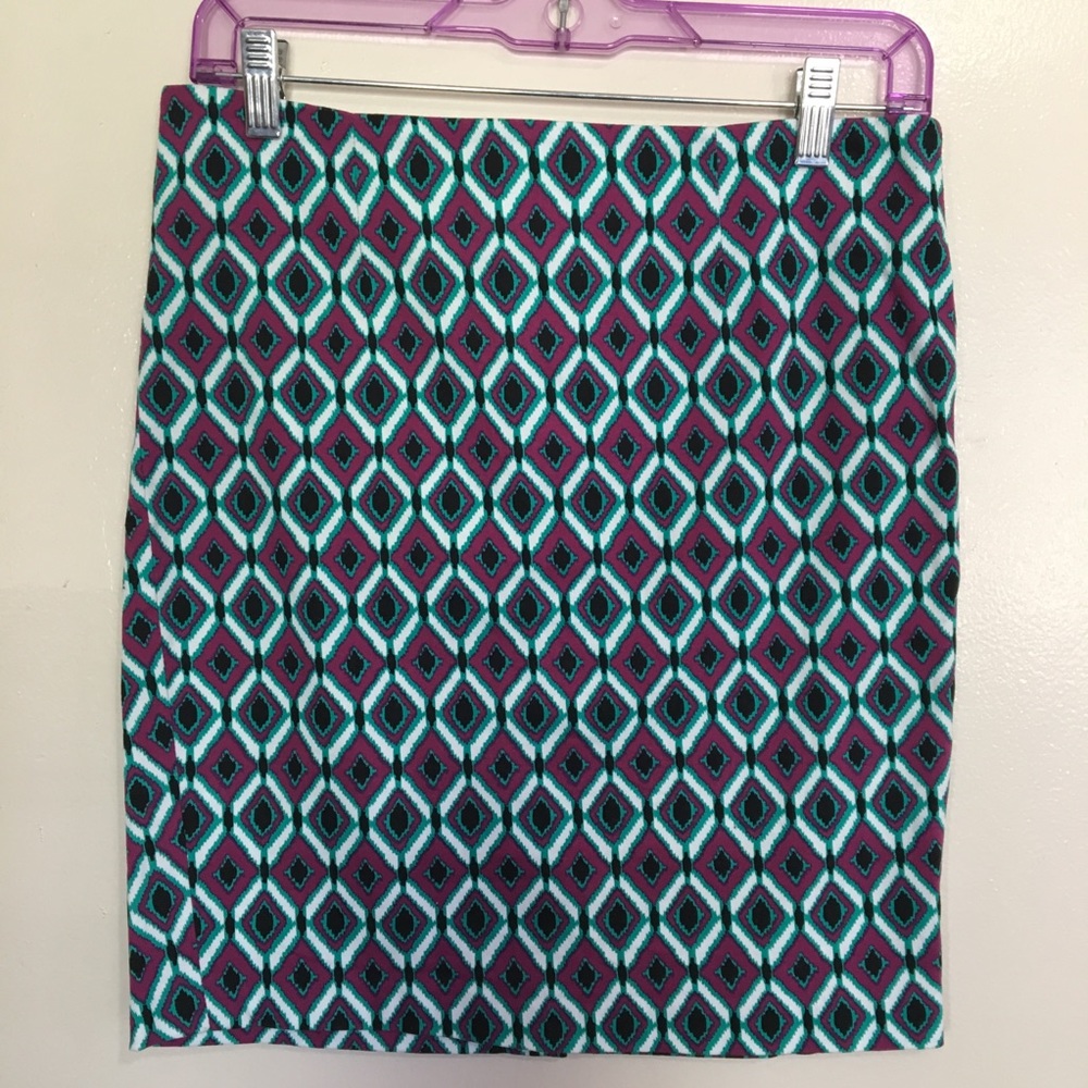 NWOT Willi Smith Geometric Pencil Skirt